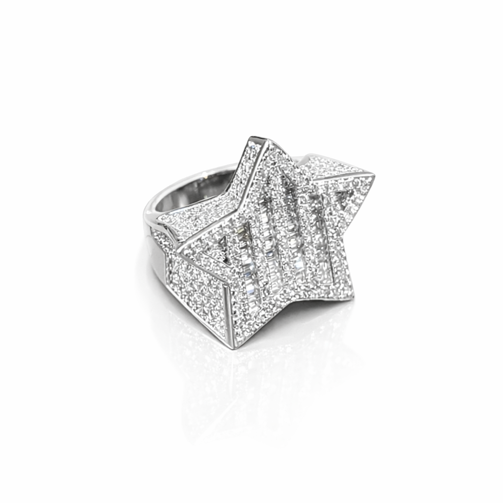 Iced Star Ring
