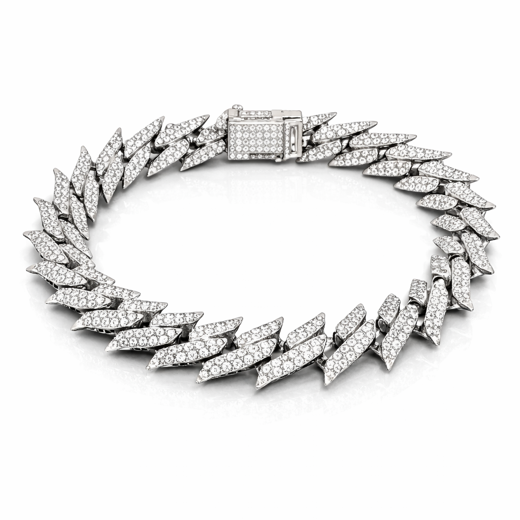 Flared Cuban Link Bracelet