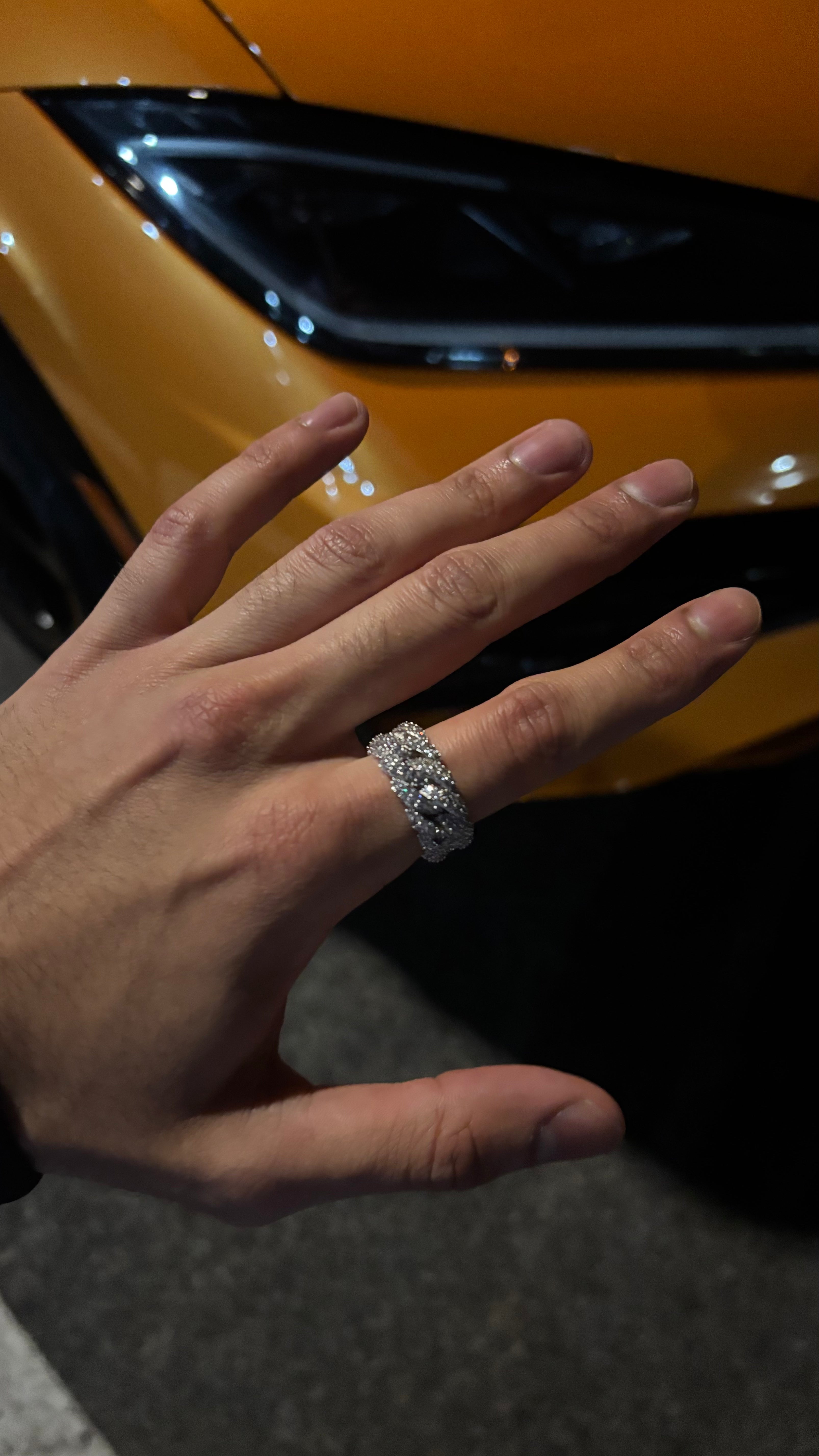 Iced Cuban Link Ring