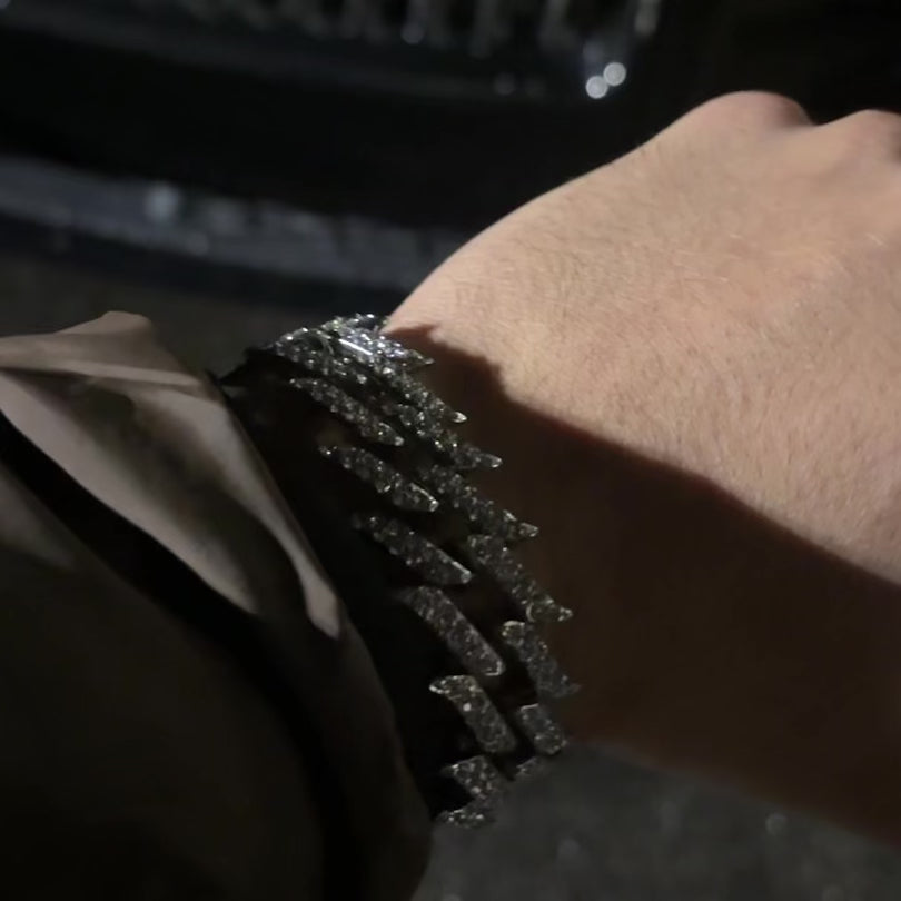 Flared Cuban Link Bracelet